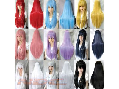 W367 -- 80cm Cosplay Coloured Wig - STRAIGHT