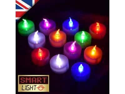 SmartLight Steady/Flickering LED Tea Lights