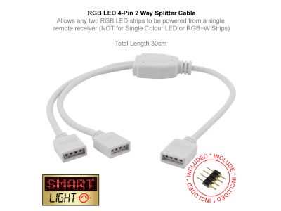 2-Way Splitter for RGB LED Lights