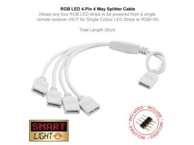 4-Way Splitter for RGB LED Lights