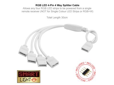 4-Way Splitter for RGB LED Lights