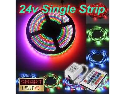 5050 1-20M LED Flexible 24V Strip - RGB all