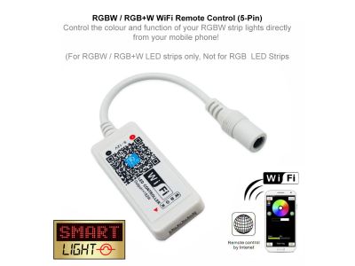 WiFi Remote for RGBW / RGB+W LED Lights