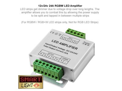 12V/24V Inline RGBW LED Amplifier 
