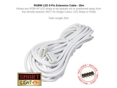 20m 5 Pin Extension Cable 