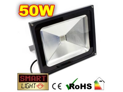 L879 -- SmartLight Cool White Floodlight with UK PLUG - 50W