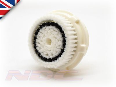 B004 -- SENSITIVE SKIN Replacement Brush Head for Clarisonic (WHITE/BLACK)