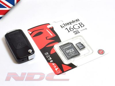 VW/VAG Style Hidden Spy Camera Mini DVR Key Fob Remote + Motion Sensor+16GB/32GB