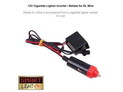 12V Cigarette Lighter Inverter / Ballast for EL Wire