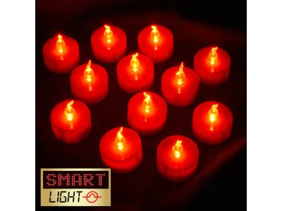 Smartlight RED Flameless LED Tealights