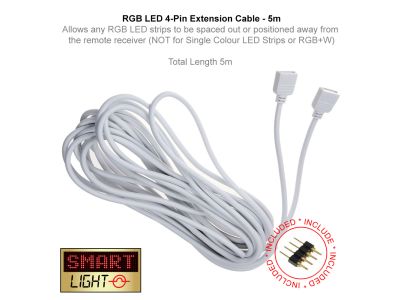 5m 4 Pin Extension Cable 